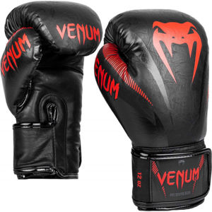 Venum IMPACT BOXING GLOVES Boxerské rukavice, čierna, veľkosť 12 OZ