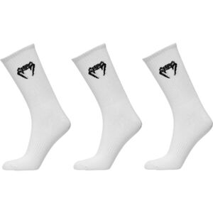 Venum CLASSIC SOCKS - SET OF 3 Ponožky, biela, veľkosť