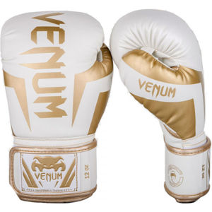 Venum ELITE BOXING GLOVES Boxérske rukavice, béžová, veľkosť 10 OZ