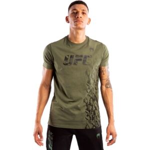 Venum UFC AUTHENTIC FIGHT WEEK Pánske tričko, zelená, veľkosť S