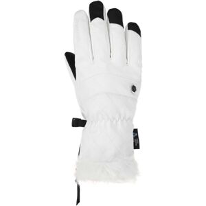 Viking MERIS Dámske lyžiarske rukavice, biela, veľkosť 7