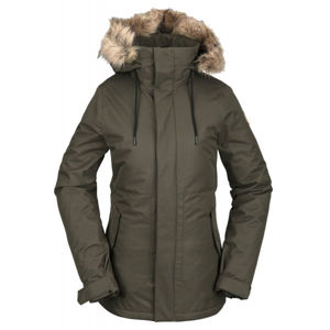 Volcom FAWN INS Dámska zimná bunda, khaki, veľkosť XL