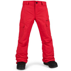 Volcom CARGO INS Detské zimné nohavice, červená, veľkosť XL