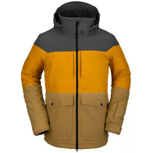 Volcom TRI STAR INS Pánska lyžiarska bunda, oranžová, veľkosť L