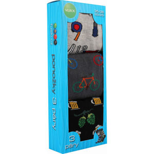 Voxx BOX 20 BLK  29-31 - Pánske ponožky