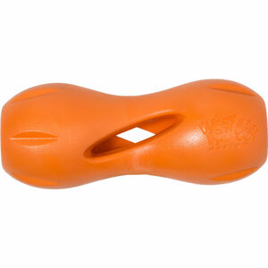 WEST PAW QWIZL LARGE Pamlsková hračka, oranžová, veľkosť os
