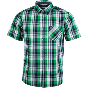 Willard ALEM Pánska košeľa, zelená,biela,tmavo sivá, veľkosť