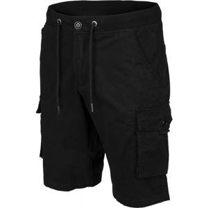 Willard Pánske plátené šortky Pánske plátené šortky, čierna, veľkosť 2XL