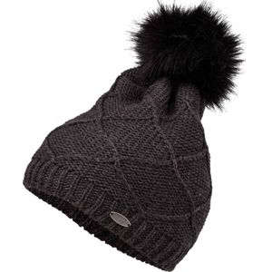 Willard DANKA Dámska pletená čiapka, čierna,strieborná, veľkosť