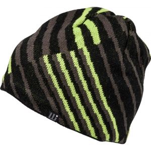 Willard AQUARIUS Pánska pletená čiapka, svetlo zelená,čierna,hnedá, veľkosť