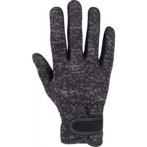 Willard KETS Dámske rukavice z pleteného flísu, tmavo sivá, veľkosť XS/S