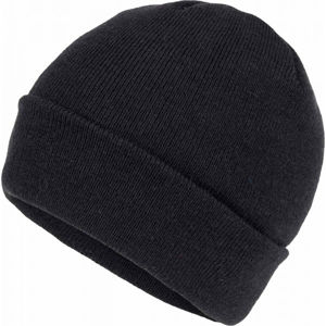 Willard LEON Pánska pletená čiapka, čierna, veľkosť UNI