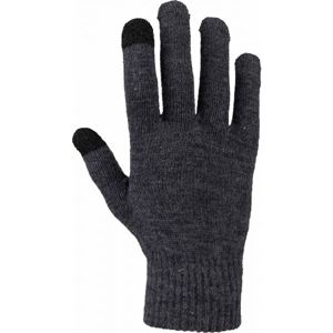 Willard WILL Pletené rukavice, tmavo sivá, veľkosť UNI