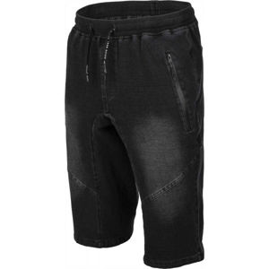Willard ZODIAC Pánske  šortky s džínsovým vzhľadom, čierna, veľkosť XXL