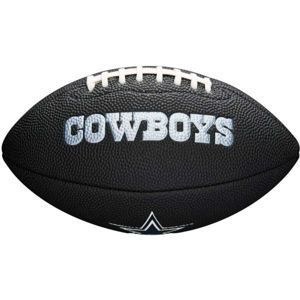 Wilson MINI NFL TEAM SOFT TOUCH FB BL DL Mini lopta na americký futbal, čierna, veľkosť os