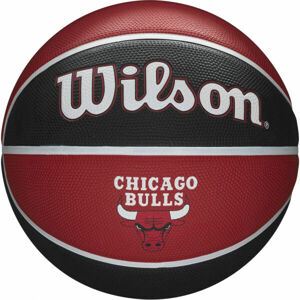 Wilson NBA TEAM TRIBUTE BULLS Basketbalová lopta, červená, veľkosť 7