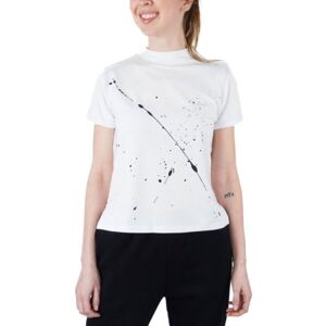 XISS SPLASHED Dámske tričko, biela, veľkosť S/M