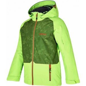 Ziener AFELIX ORANGE zelená 104 - Detská lyžiarska bunda
