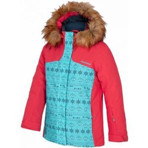 Ziener ASINA RED červená 164 - Dievčenská lyžiarska bunda