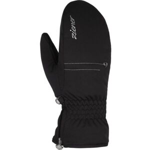 Ziener KYLEENA AS® MITTEN LADY Dámske lyžiarske rukavice, čierna, veľkosť 7